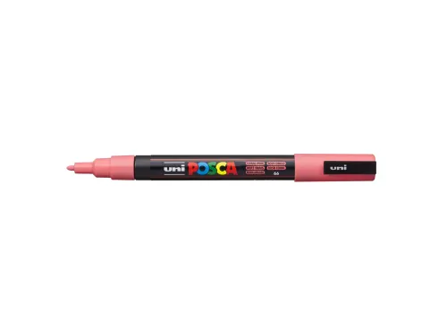uni-ball Paint Marker op waterbasis Posca PC-3M koraalrood