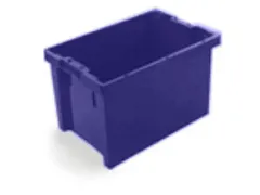 Draaistapelbak Pp Hxlxb 350X600X400Mm 65L Blauw