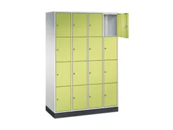 lockerkast,RAL 7035/RDS1108060,HxBxD 1950x1220x500mm,4x4vakken