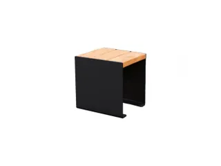 stoel,B 450mm,3latten,hout-zitting licht eikenhout,zitting H 450mm - 1