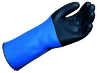 Handschoen Temp-tec 332 Neopreen Maat 8 Zwart/Blauw