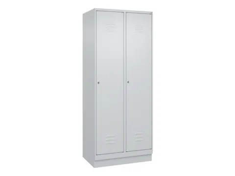 armoire vestiaire noir et blanc HxlxP 1950x800x500mm 2compart.