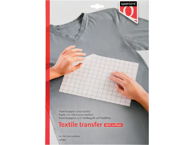 Inkjet transferpapier voor textiel Quantore donkere kleding