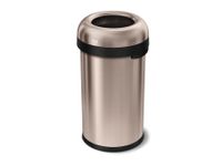 Afvalbak Bullet Open Top 60 Liter Rose Goud