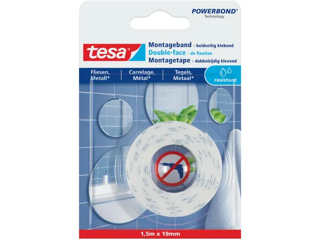 Powerbond montagetape Waterproof, 19mmx1.5m