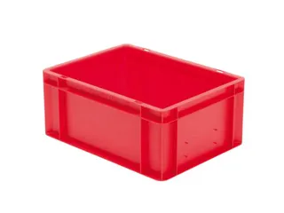 Euronorm-stapelbak 15l 175x400x300mm Wanden/bodem Gesloten Rood - 1