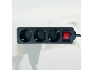 Stekkerdoos BRASQ 3 voudig 1.4 meter zwart - 7