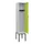 locker,HxBxD 2120x400x500mm,1vak,vak B 400mm,cil.-slot,voetonderstel