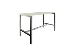 Domino Basic statafel 120x80cm 110cm Grijs 25mm Zwart