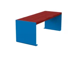 zitbank,B 1200mm,3latten,hout-zitting Mahonie,zitting H 450mm