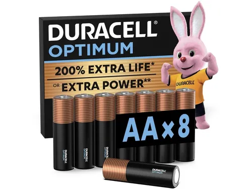 Batterij Duracell Optimum 8xAA Alkaline 1.5V