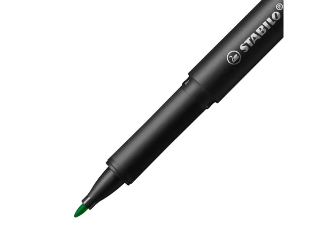 Fineliner STABILO dr!ver medium punt 0.8 mm Groen