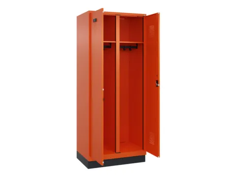 locker voor scheiding van kleding,HxBxD 1950x800x500mm,2vak