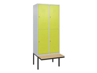 Dubbeldekse dekenkist,HxBxD 2120x800x815mm,2x2vak.,vak B 400mm - 1