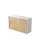 kantoor-schuifdeurkast HxBxD 748x1200x400mm romp wit front eiken 2 OH