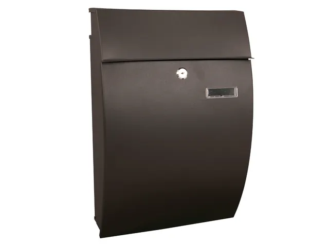 Wandbrievenbus Geronan Mat Zwart Staal