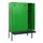 locker met bank,HxBxD 1950x1200x815mm,4vak,vak B 300mm,cilinderslot
