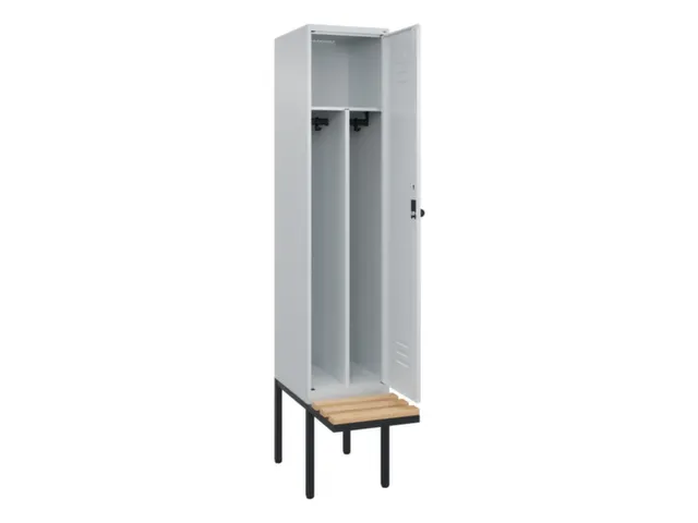 locker voor scheiding van kleding,HxBxD 2120x400x815mm,1vak