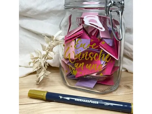 Metallic Marker Eberhard Faber duo goud en zilver op blister