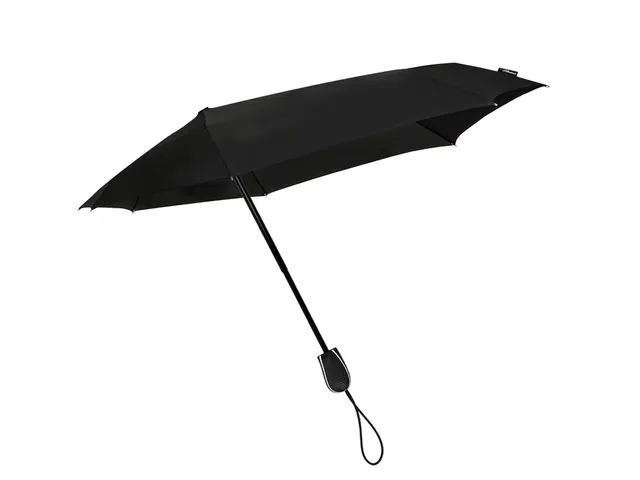 Paraplu STORMaxi opvouwbaar Ø 90cm handmatige sluiting windproof zwar