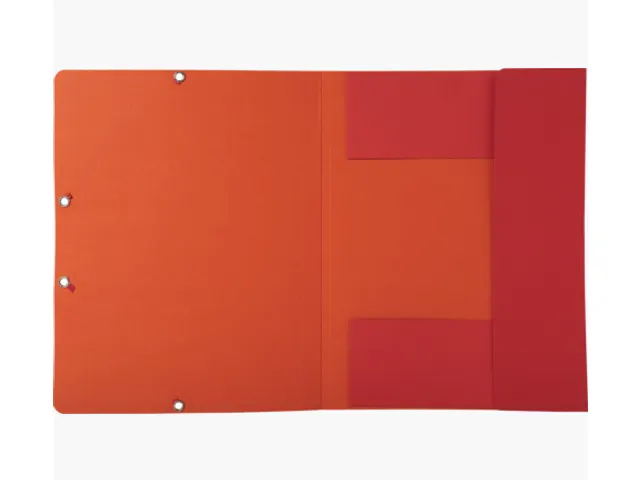 Elastomap Exacompta Forever A4 3 kleppen 380gr karton Rood