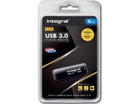 Integral Usb-Stick 3.0, 16Gb, Zwart