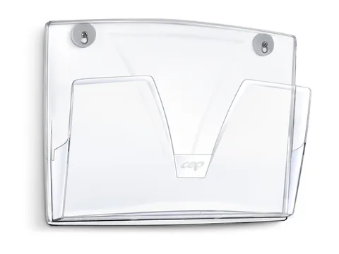 Wandfolderhouder CEP 1-vaks magnetisch transparant