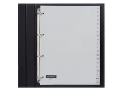 Tabbladen Quantore A4 4-Gaats 20-Delig A-Z Grijs Pp