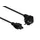 Voedingskabel CEE 7/7 90° + C5 L=1.8m H05VV-F 3G0.75mm²
