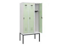 schoollocker,HxBxD 1950x900x500mm,3vak,vak B 300mm,draaigrendel