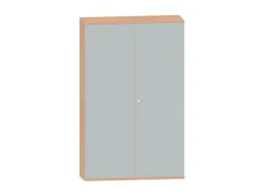 Kantoorkast 1920x1000x430mm Decor Romp Beuken Decor Front Lichtgrijs