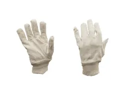 My-T-Gear katoenen precisiehandschoenen, ecru, één maat, 12 paar