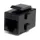 Cat6 RJ45 Contactbus Koppelstuk Netwerk - F/F Zwart
