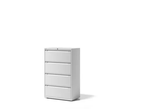 hangmappenkast,HxBxD 1300x800x470mm,4hangmappenframes,romp verkeerswit