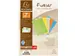 l-map Forever, pour ft A4, paquet de 25 pièces, couleurs pastel assor