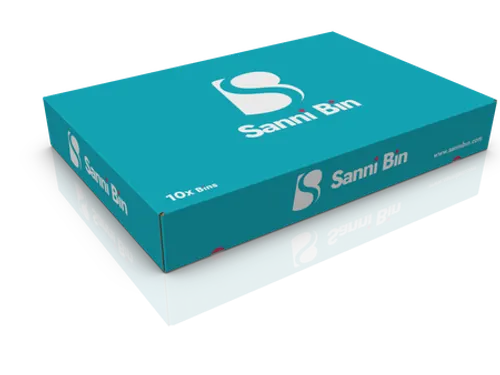 Sanni Bin disposable hygiënebak 14 liter karton (10 stuks)