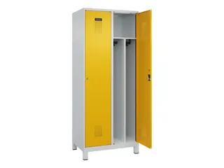 locker voor scheiding van kleding,HxBxD 1950x800x500mm,2vak - 1