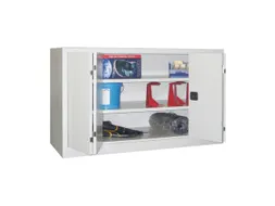 Ruime Vouwdeurkast 1000x1500x600mm 2legborden Ral7035 Front Ral7035