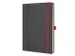 Carnet Conceptum A4 gris-rouge dots 194pag 80gr HC