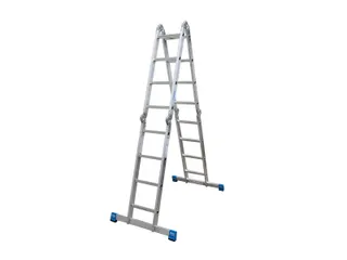 multifunctionele vouwladder,4x4,sporten,balk L 4,7m,aluminium - 1