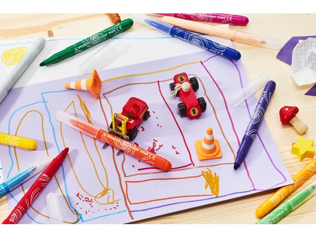 Viltstift STABILO power Max 980 XL assorti classpack à 96 stuks