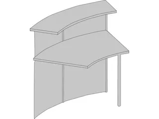 Balieprogramma Genua Aanbouwelement Staal 1150x1180x700mm 45° - 2