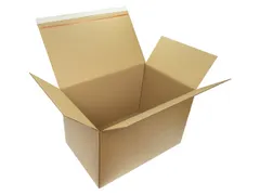 Autolockdoos Raadhuis B-golf 400x260x250mm bruin krimp 5 stuks