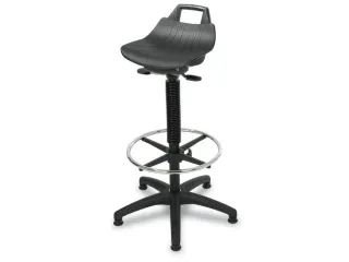 Stahulp Comfort 630-890mm Neigverstelling Glijders Voetenring Zwart - 1