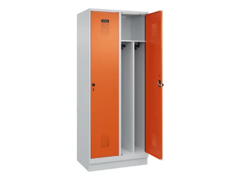 locker voor scheiding van kleding,HxBxD 1950x800x500mm,2vak