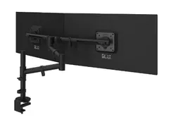 Monitorarm Viewgo Voor 2 Schermen 360° draaibaar Zwart