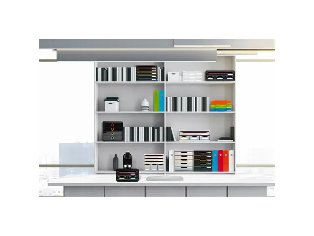 Ladenbox Small-Box 3 Laden Black Office Wit/Harlekijn