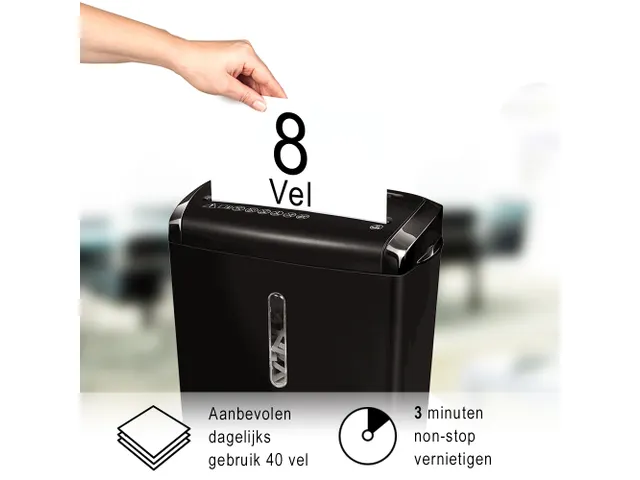 Destructeur Fellowes Powershred P-285 bandelette 6mm P-1