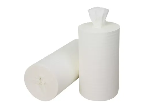 Centerfeedrol 1-laags 120 Meter Poetspapier Wit Rol