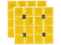 Inuteq COOLPAC 21˚C PCM Koelpad 1362012116 Geel set van 2